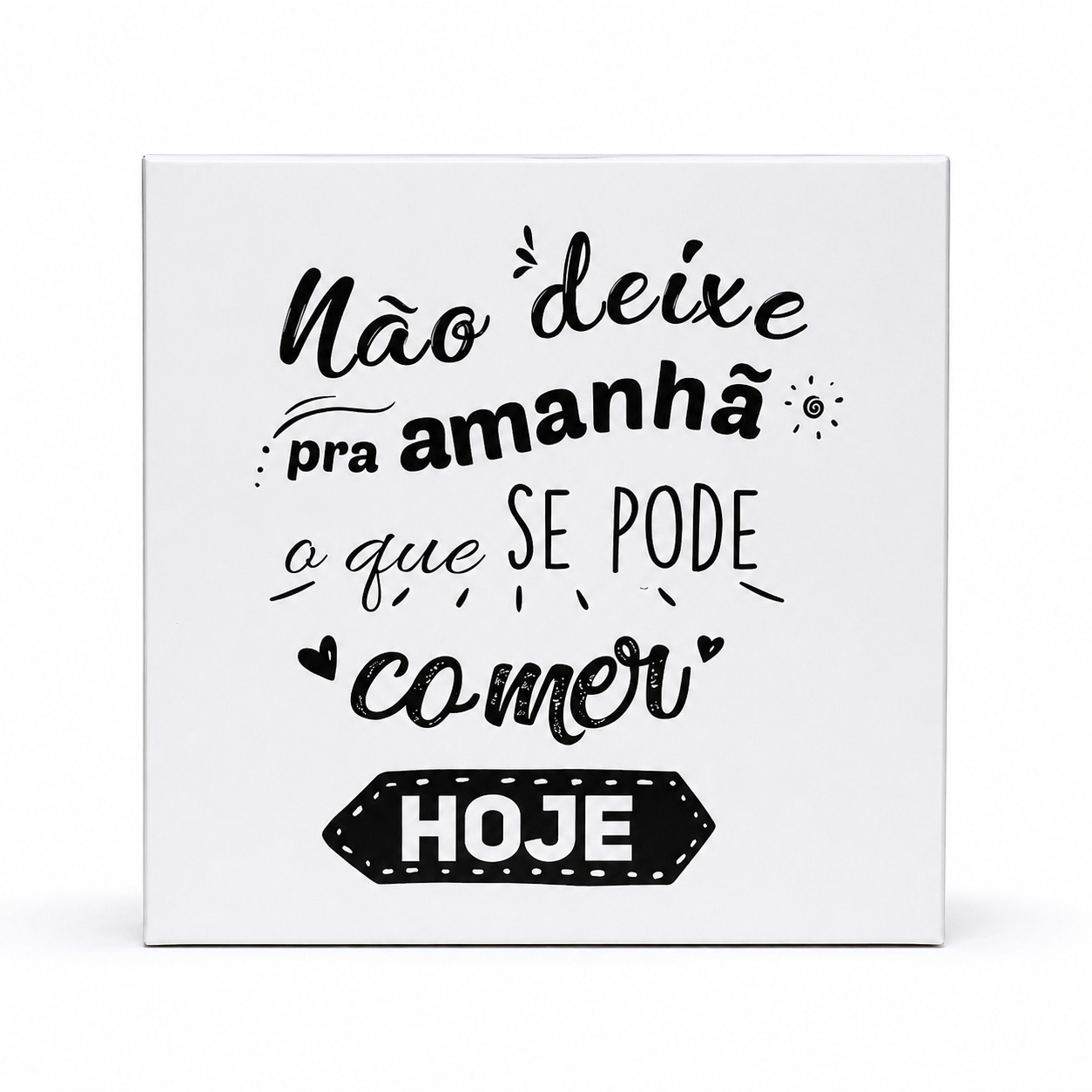 Caixa De Salgado e Doce 20x20